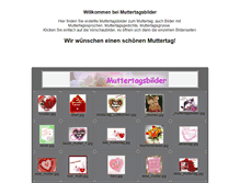 Tablet Screenshot of muttertagsbilder.photoshopportal.net